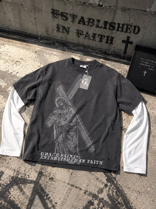 Grace Saint Cross Heavyweight Tee
