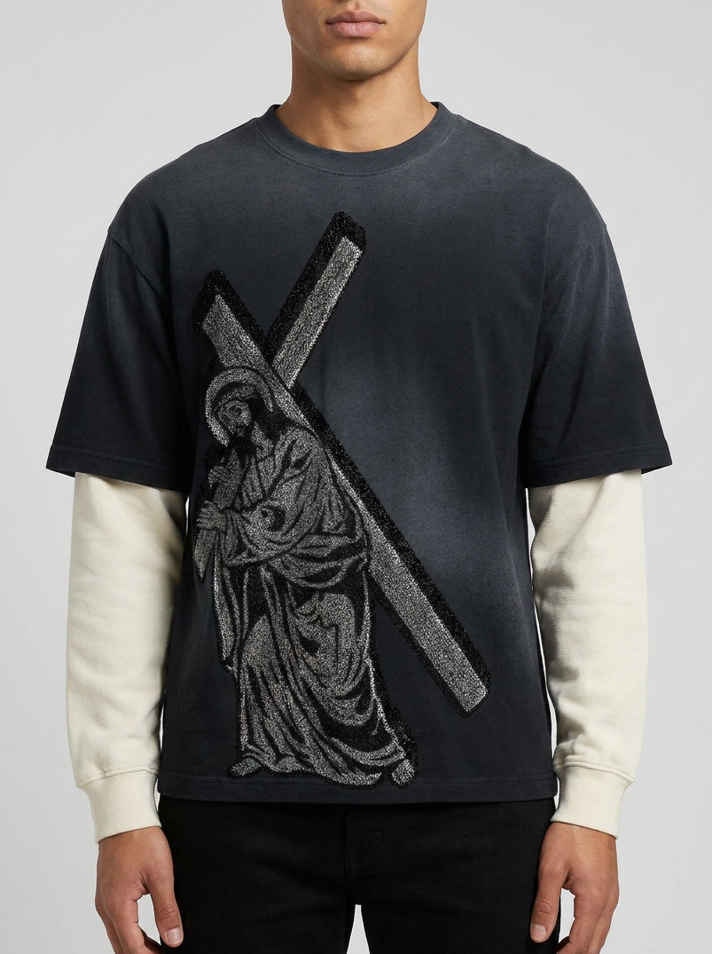 Grace Saint Cross Heavyweight Tee