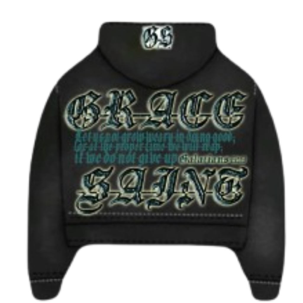 Grace Saint™ GS Chenille Zip Hoodie – "Reap In Due Season" Edition